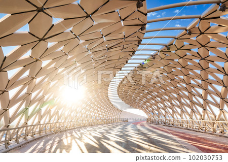 Atyrau Bridge interior Astana Kazakhstan Atyrau Bridge interior Astana Kazakhstan 102030753