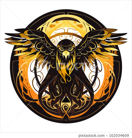 Furious eagle sport vector logo concept isolated on white background. Web infographic. Premium quality wild bird t-shirt tee print illustration. Furious eagle sport vector logo concept isolated on white background. Web infographic. Premium quality wild bird t-shirt tee print illustration. 102034609