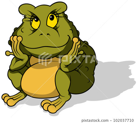 Green Frog with a Yellow Belly 102037710