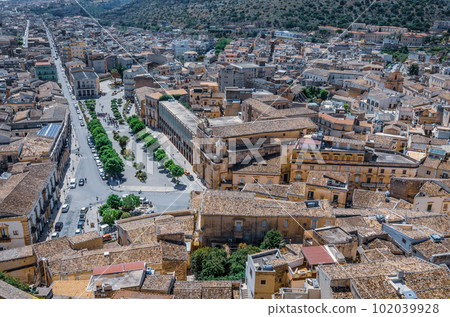 small town high view small town high view 102039928