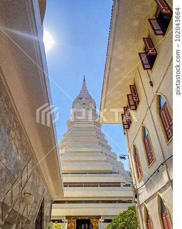 Unique Temple Wat Pak Nam Phasi Charoen in Bangkok, Thailand Unique Temple Wat Pak Nam Phasi Charoen in Bangkok, Thailand 102043664