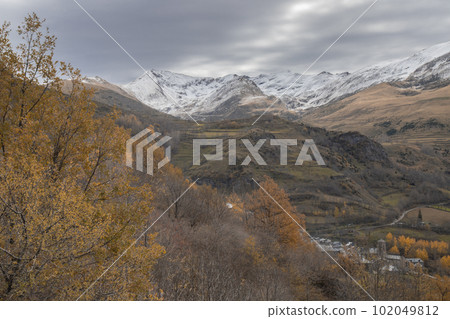 Boi Valley landscape in Pyrenees in Catalonia Boi Valley landscape in Pyrenees in Catalonia 102049812