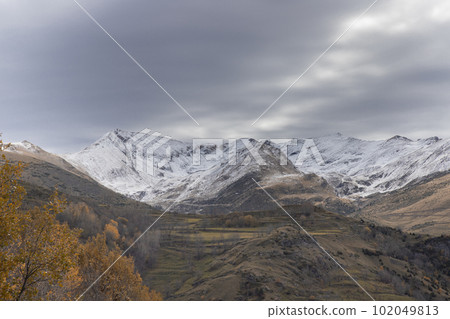 Boi Valley landscape in Pyrenees in Catalonia Boi Valley landscape in Pyrenees in Catalonia 102049813
