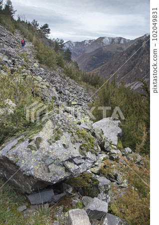 Boi Valley landscape in Pyrenees in Catalonia 102049831
