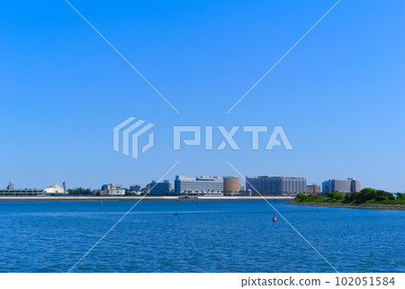 View of Maihama from Kasai Rinkai Park, Katsushika Ward, Tokyo April 2023 View of Maihama from Kasai Rinkai Park, Katsushika Ward, Tokyo April 2023 102051584