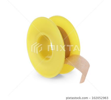 Medical sticking plaster roll isolated on white 102052963
