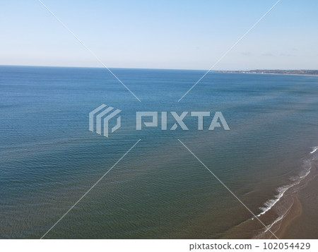Chirihama, a sandy beach that can be driven by car in Noto Chirihama, a sandy beach that can be driven by car in Noto 102054429