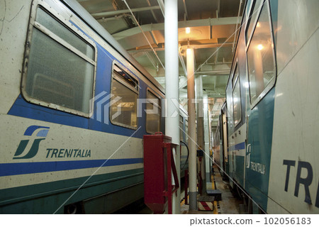 Railway connection ship in the Messina Strait 102056183