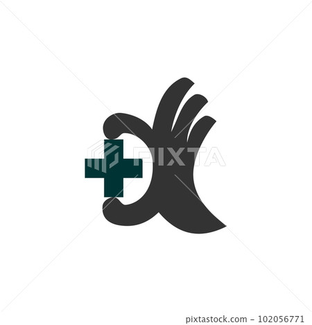 Healthcare logo template. Icon Illustration Brand Identity. Isolated and flat illustration. Vector graphic Healthcare logo template. Icon Illustration Brand Identity. Isolated and flat illustration. Vector graphic 102056771