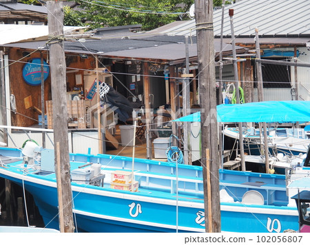 品川的船港和建築 品川的船港和建築 102056807