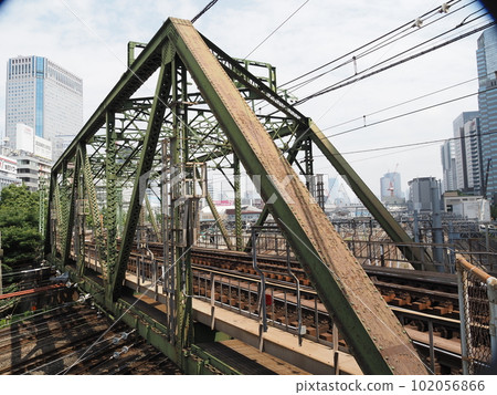 Boat harbor and building in Shinagawa Boat harbor and building in Shinagawa 102056866