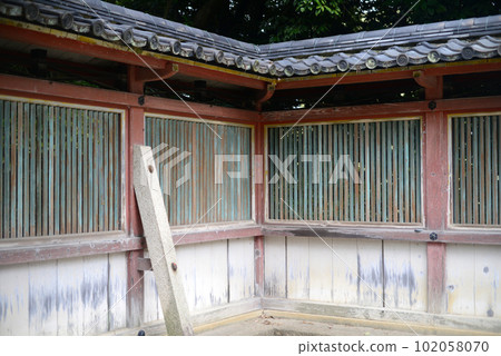 Iwashimizu Hachimangu Lower House Tongu Fence-2 Iwashimizu Hachimangu Lower House Tongu Fence-2 102058070