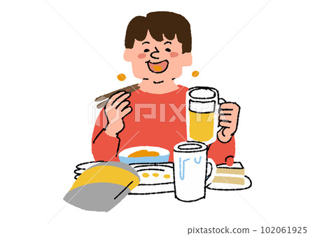Men who overeat and drink Disease treatment and prevention Men who overeat and drink Disease treatment and prevention 102061925