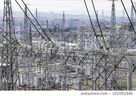 Tower High-voltage tower Power line 102062486