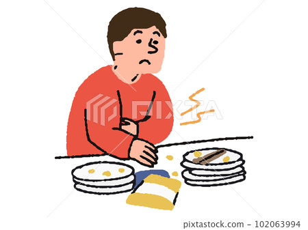 一個人無論吃多少都餓 疾病的早期症狀 102063994