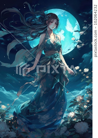 Kimono Anime Girls Stock Illustrations – 134 Kimono Anime Girls Stock  Illustrations, Vectors & Clipart - Dreamstime