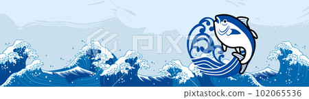 Wave horizontal poster Wave horizontal poster 102065536