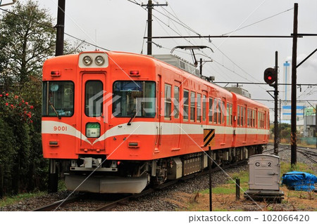 【學南電車】9000型（學南電鐵：學南藤岡站） 102066420