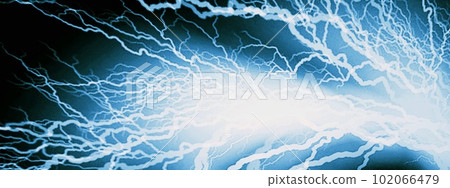 抽象的藍色閃電背景 抽象的藍色閃電背景 102066479