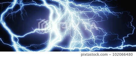 抽象的藍色閃電背景 102066480