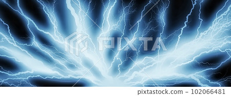 抽象的藍色閃電背景 102066481