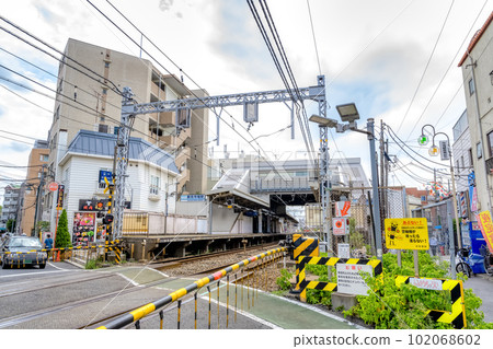 鶴見區的都市風景,橫濱鶴見市場站 鶴見區的都市風景,橫濱鶴見市場站 102068602