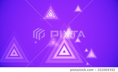 三角形在五顏六色的背景中出現 三角形在五顏六色的背景中出現 102069392