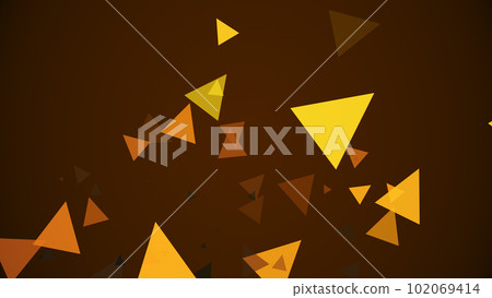 Triangles spring up on a colorful background Triangles spring up on a colorful background 102069414