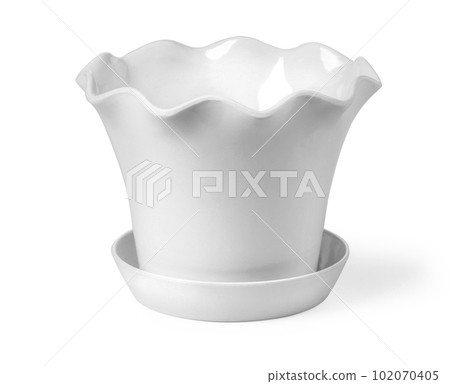 gray,Empty plastic flower pot 102070405
