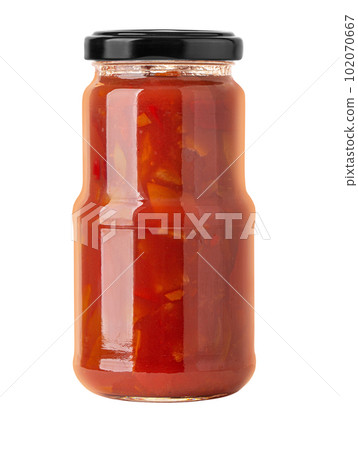 bbq sauce jar 102070667