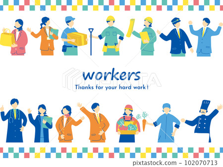 people of various professions 102070713