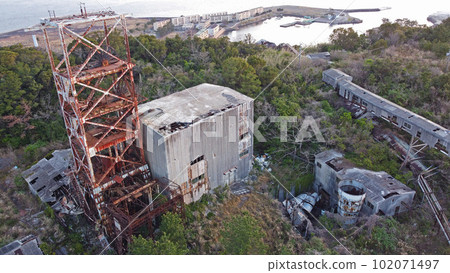 池島煤礦遺址“第一豎井砲塔” 102071497