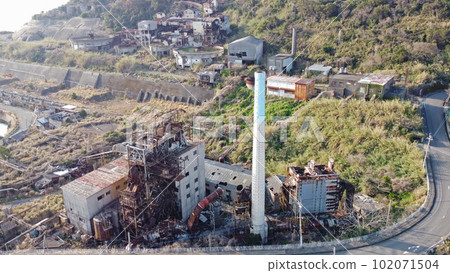 Ikeshima Coal Mine Ruins "Thermal Power Plant and Coal Preparation Plant" Ikeshima Coal Mine Ruins "Thermal Power Plant and Coal Preparation Plant" 102071504