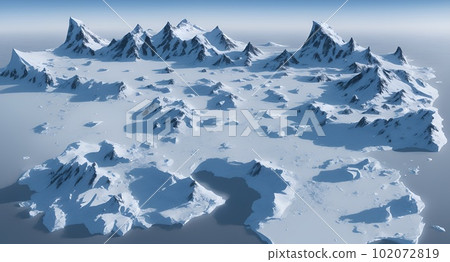 大地被雪覆蓋 102072819