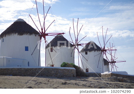 米科諾斯島上的 Kathmili 風車 102074290