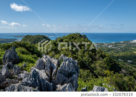 Scenery with a view of Ie Island 102076319