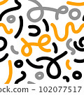 Fun line seamless pattern 102077517