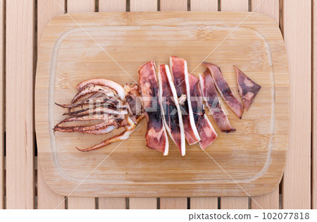 Overnight squid grilled squid 102077818