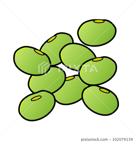 藍色大豆的插圖 102079139