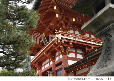 Fushimi Inari Shrine seen from the side Fushimi Inari Shrine seen from the side 102079813