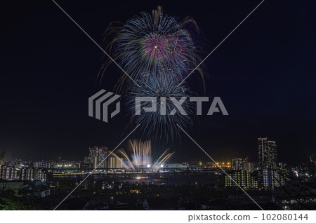 Fukuoka Higashi Ku firework display 102080144