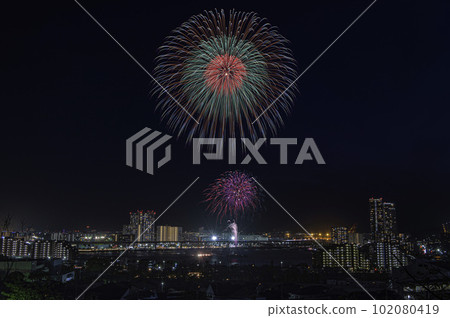 福岡東Ku煙花匯演 102080419