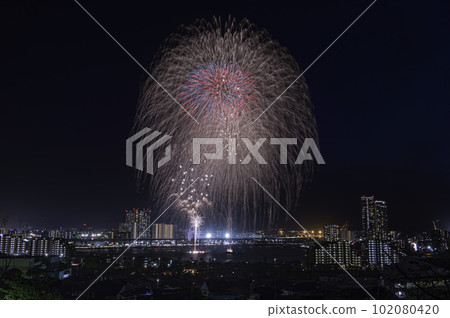 Fukuoka Higashi Ku firework display 102080420