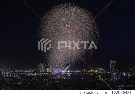 Fukuoka Higashi Ku firework display 102080421