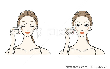 Shading small face makeup 102082773
