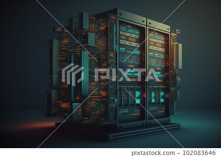 Server room image: AI-generated image 102083646