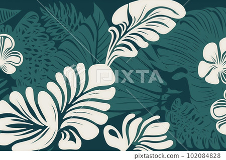 Hawaiian pattern: AI-generated image 102084828