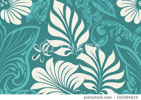 Hawaiian pattern: AI-generated image 102084829