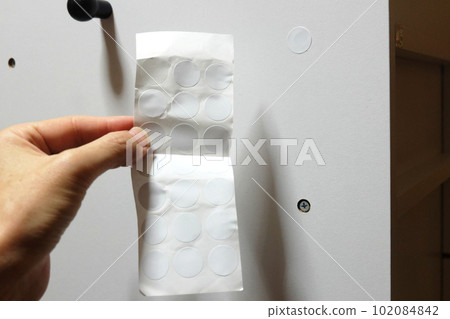 Screw hole hiding seal 01 102084842
