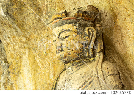 Usuki Stone Buddha Statue of Dainichi Nyorai 102085778